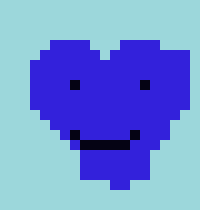 [85a0f5] love heart