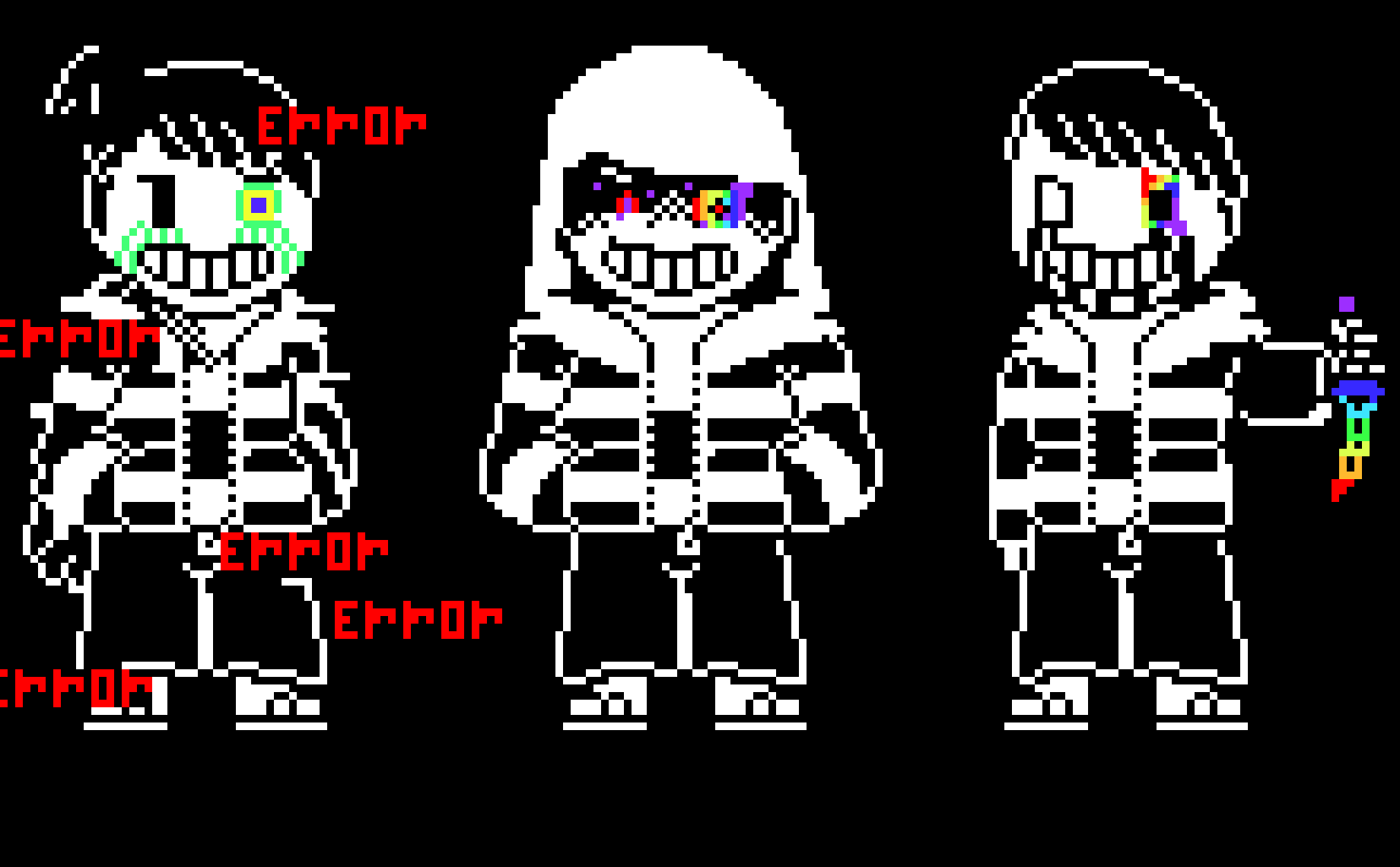 Evil Chris trio