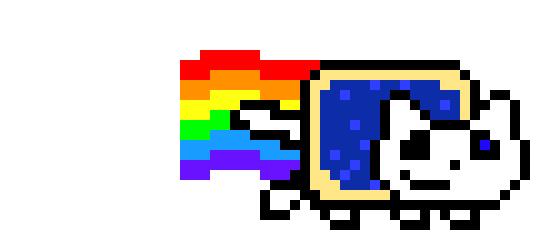 [9b382e] nyan cat sans pixel art