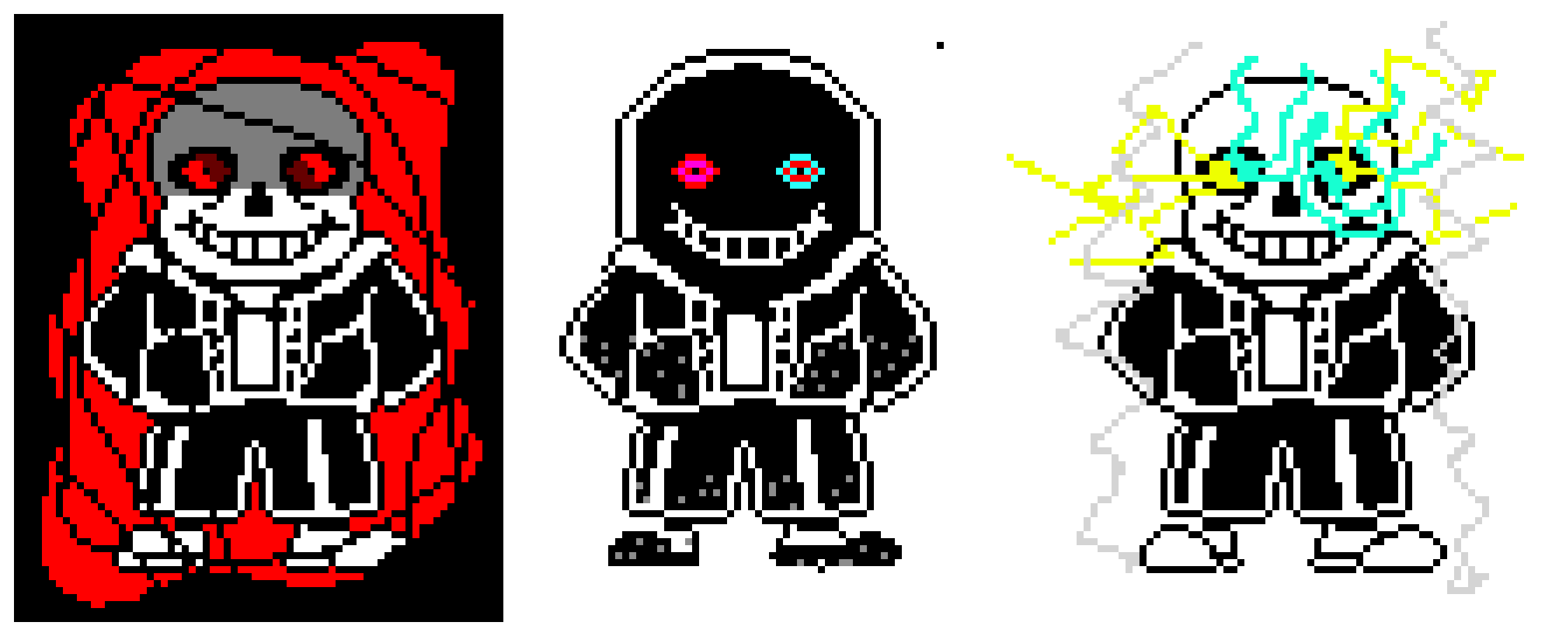 i currently have 3 extra sans sprites.