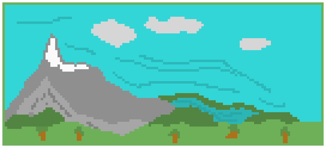 [c9c00b] Pixel goofy backround