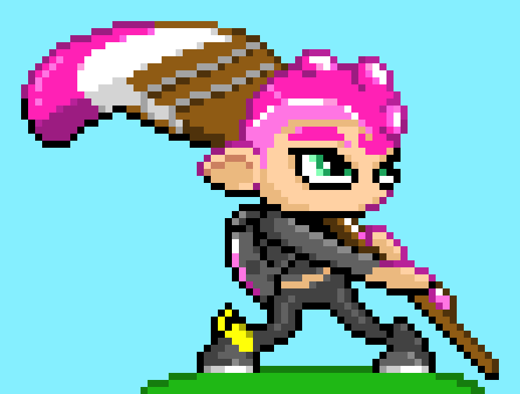 [72a37d] Splatoon 3 Octoling With An Octobrush