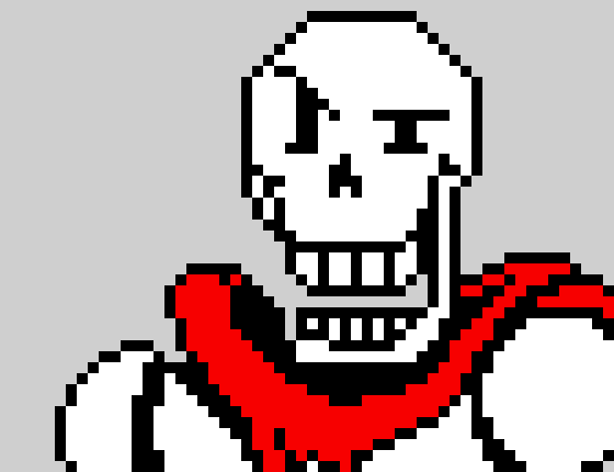 Undertale Papyrus sprite