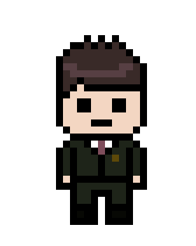 Jin Kirigiri Pixel Sprite
