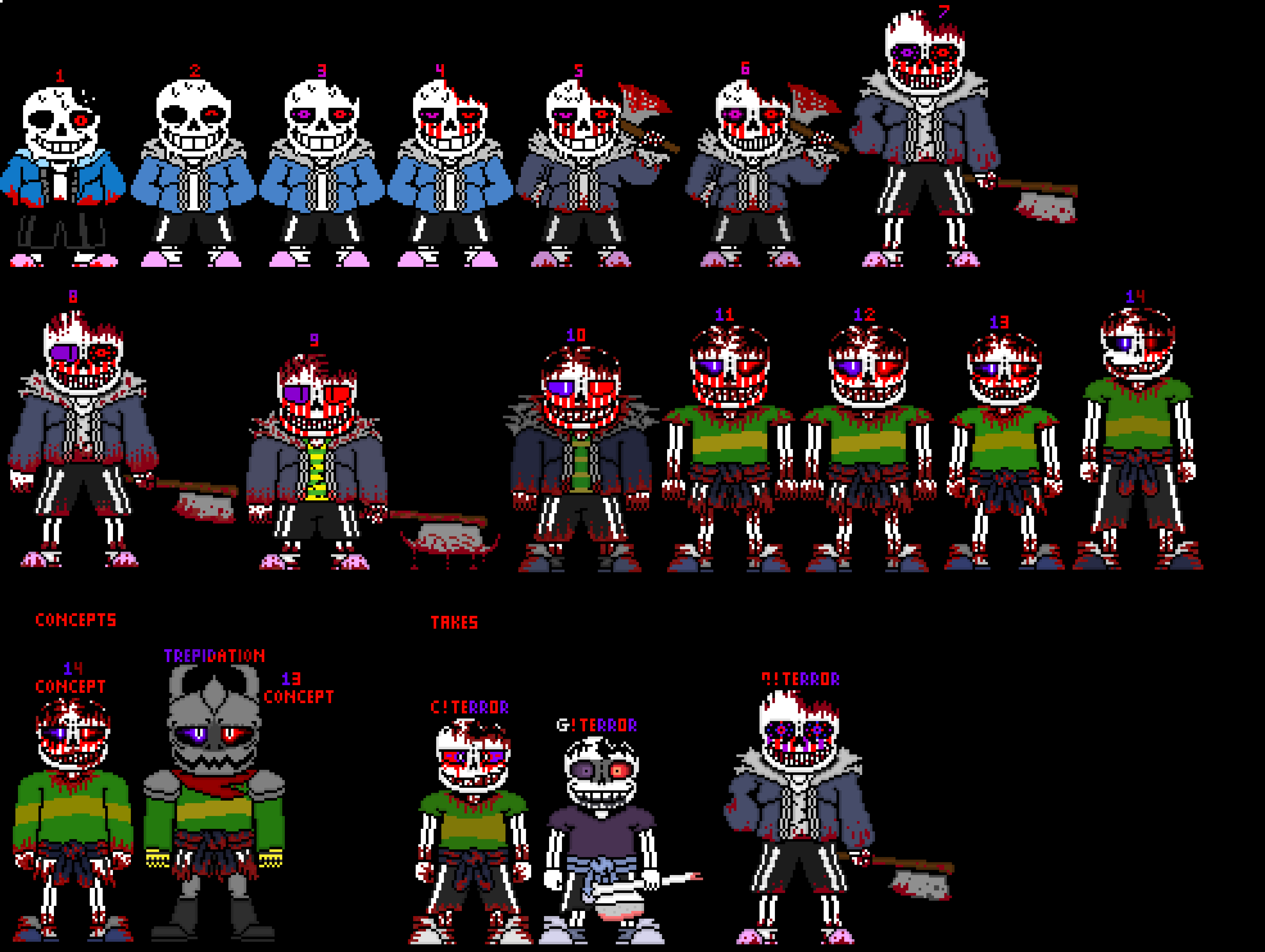 A TERRORfying Evolution (fixed further)