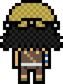 [9882b7] Usopp Pixel Sprite Back