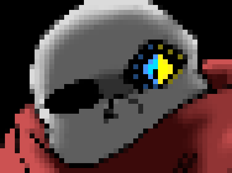 [e27272] *dodges the bones and slams dustfell down into his own blaster beam and sans flys down to the ground and his skull is cracked*