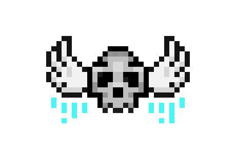 [9664c4] pixel skull