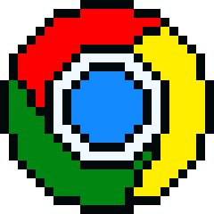 [efe2e7] Google Chrome Pixel Icon