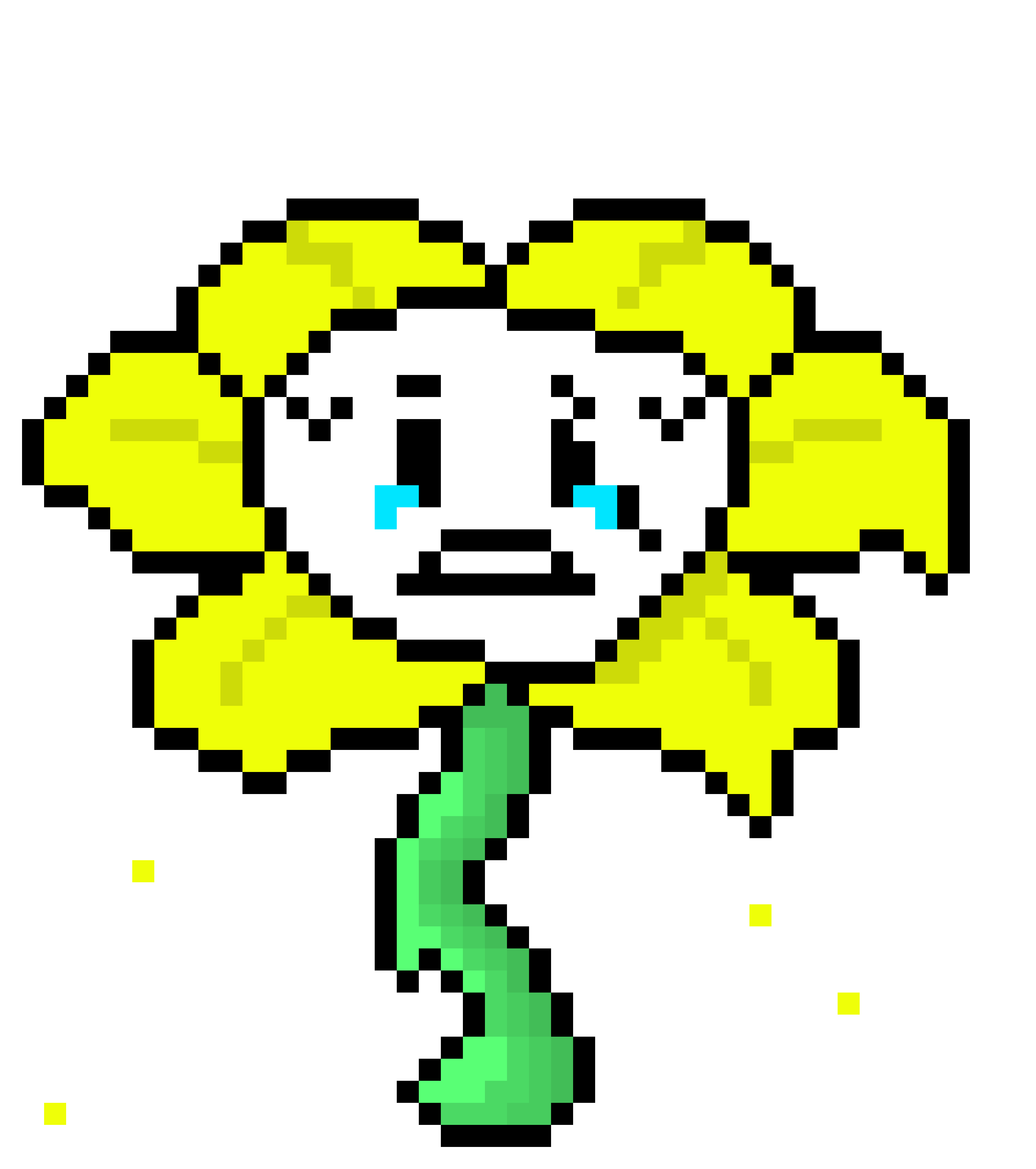 Flowey DETERMINATION Sprite