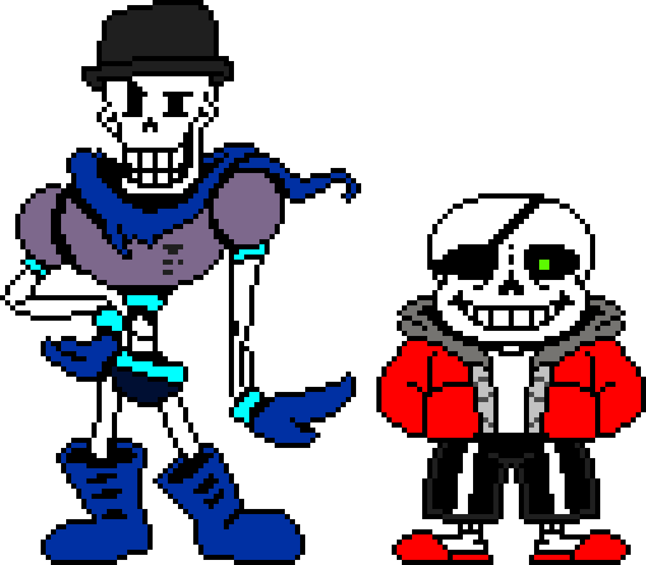 PeterPlay19 and RealFoxySonic Battle Sprite.