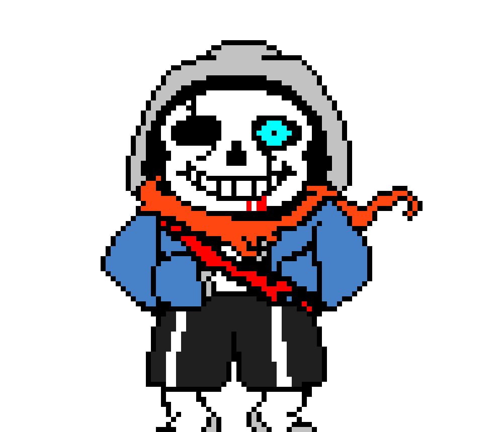 [b9de0d] Undertale: The Final Battle/Disbelief Sans Phase 5 Sprite.