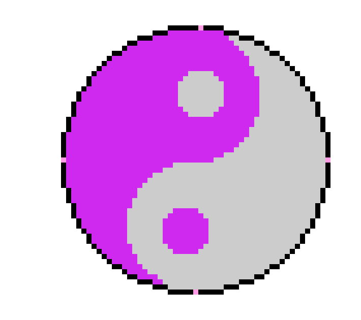 [f53868] Yin Yang 53' by 53'