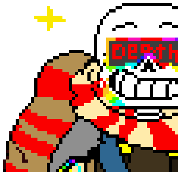 [0f7191] Him, Dust!Ink. - Fresh!Ink sans