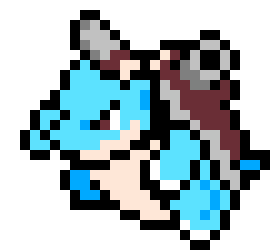 [ca6599] Blastoise Pixel art