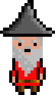 Pixel Wizard Red