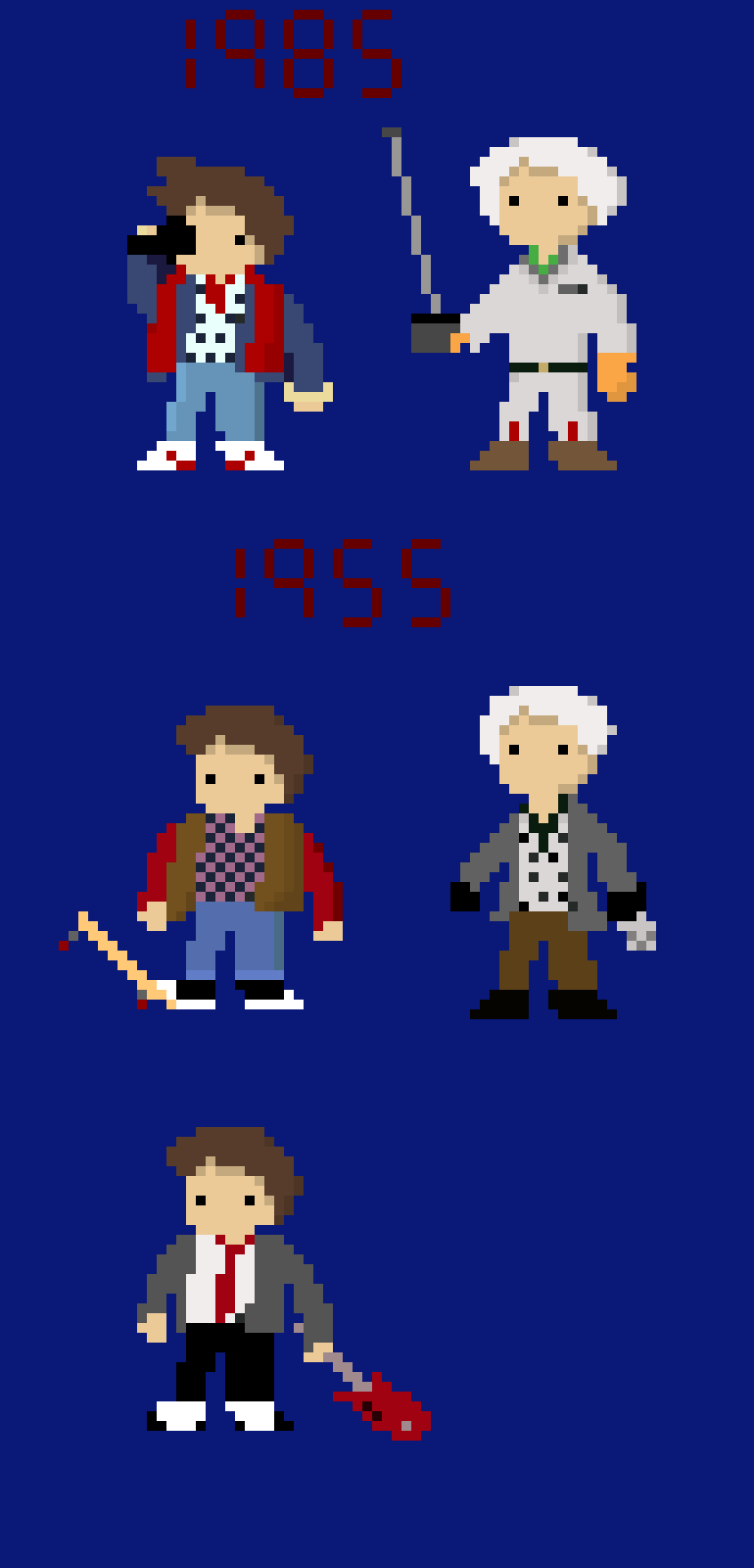 bttf 1 doc and marty  