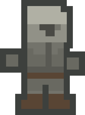 [cdb61f] Titanium warrior outline