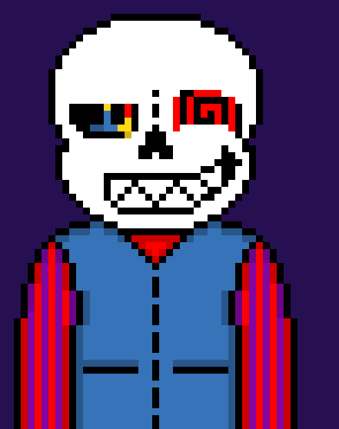 [b63bdb] (they're in Psycho's AU) *floating above the ground in a sitting position* Dark stoooooooorm, i'm getting bored, when will your game get interesting?