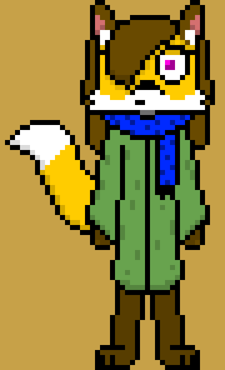 [6d74d1] I updated like everything for her to fit well with the legs... What do you all think, even though this is an old sprite?
