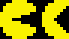 [d68675] Pac-Man (Facing Right)