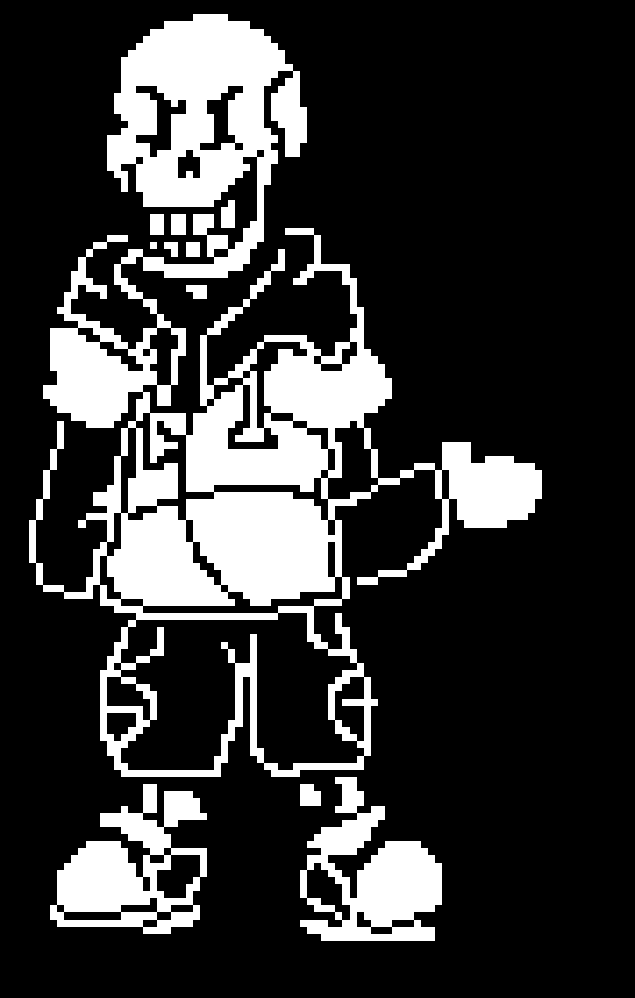 [2c7bfc] TS! UnderSwap Papyrus Battle Sprite.