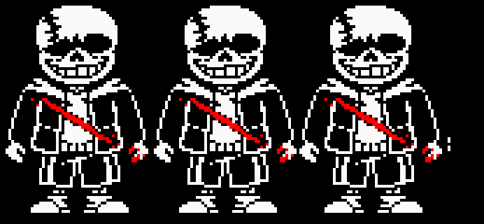 [891c34] Undertale Last Breath Phases 1-3 Costom Sprites Remake