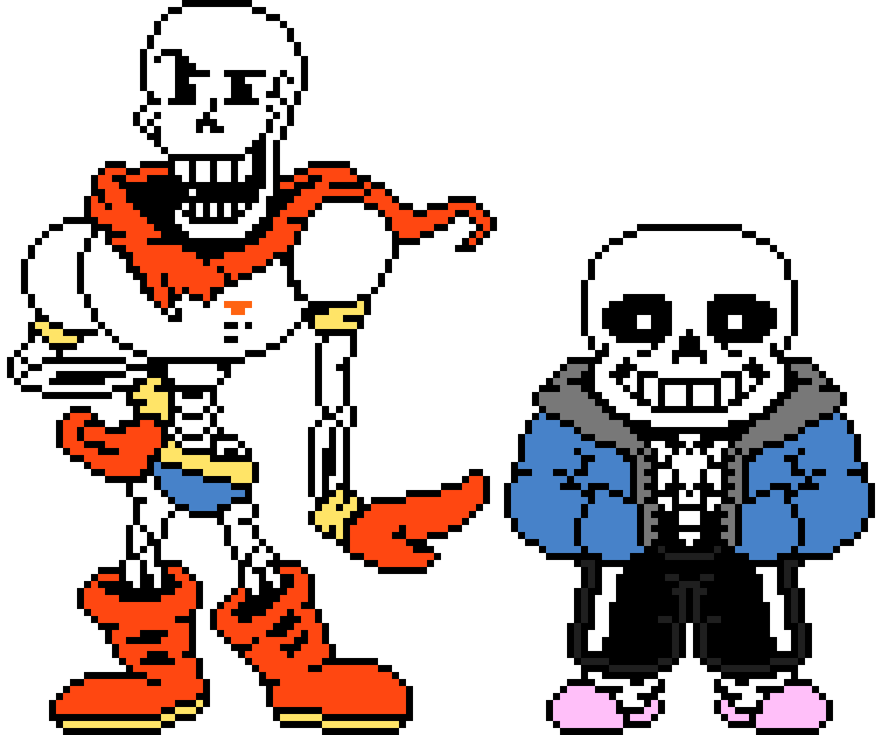 Undertale Sans and Papyrus the Skelebros