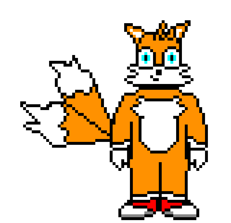 [9664c4] Tails battle sprite (BadnikTale: UnderTale AU.)