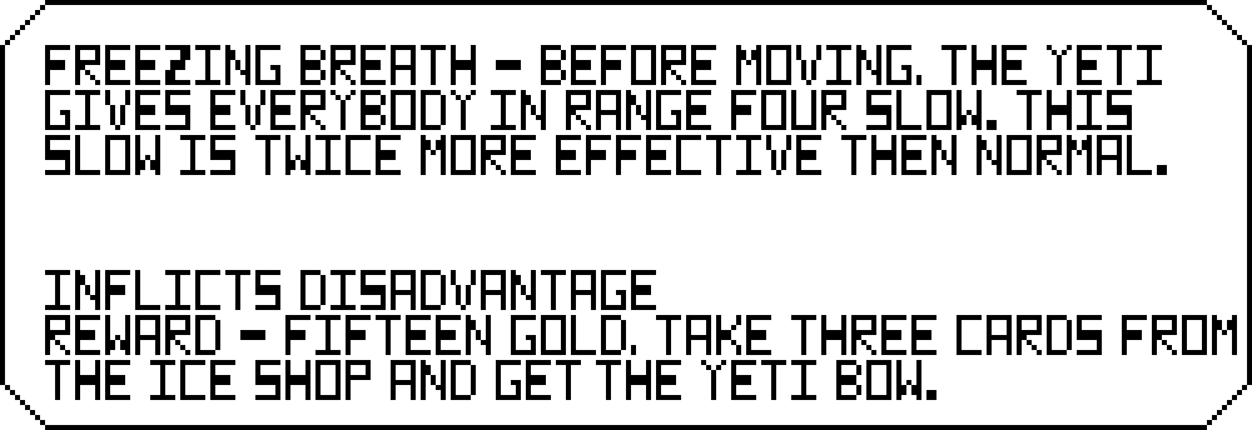 [aca841] Yeti Description