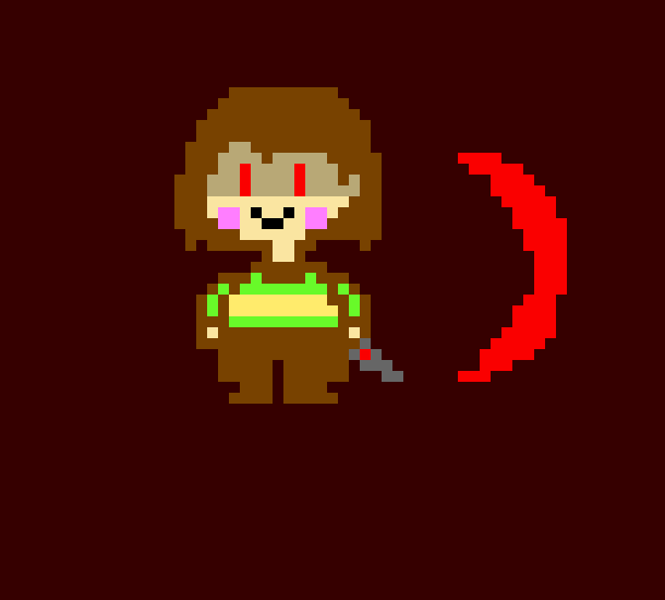 Sends slash projectiles at mech chara *