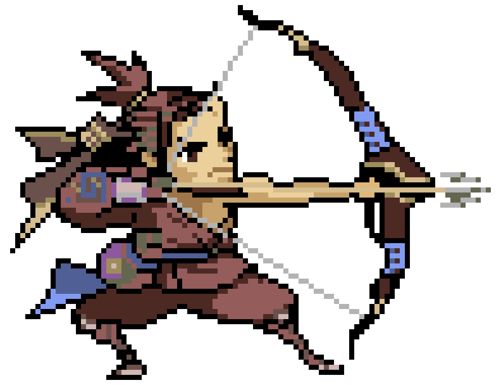 [9664c4] Hanzo Pixel Art Spray