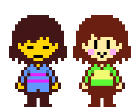 Frisk and Chara - K.Vargas