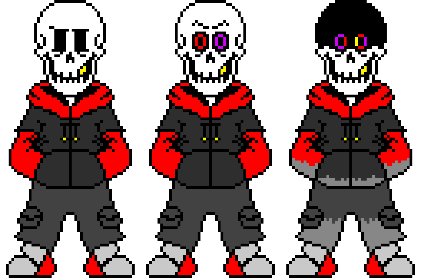 TS! Fellswap papyrus sprites