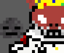 [46ea29] *starts tossing up the skull and catching it*well,sg doesn't seems to be the same...not sure why.hes a guy who makes characters,and lets them grow on their own.