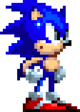 [c19ed0] Sonic 1 Sprite (Reshaded)