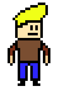 pixel person boy