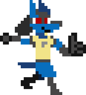 [9664c4] lucario thumbs up