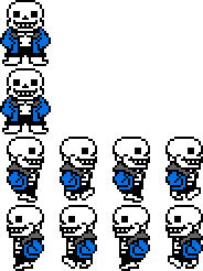 [b8a5f2] UnderTale - Sans Walking Sprite Sheet