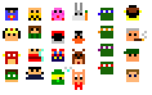 [4a89be] 5x5 faces