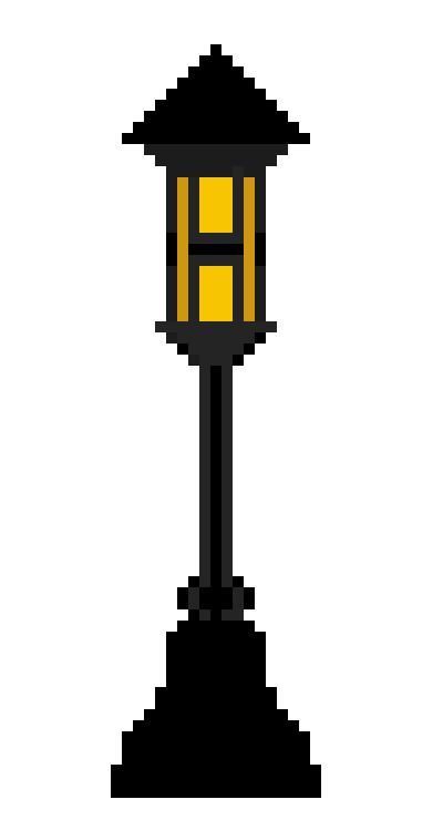 [ef040a] Short Street Lamp 