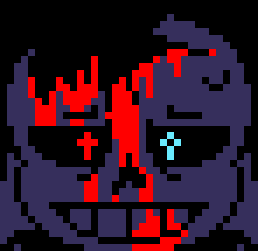 [7ce906] *(Demented appears next to EZ.) Same... -HorrorTale Sans