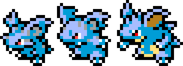 [9664c4] Nidoran, Nidorina, and Nidoqueen