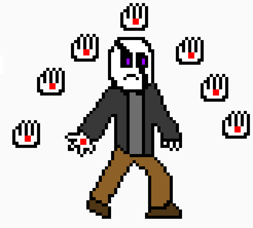 [9077f3] Glitchtale Gaster Animosity