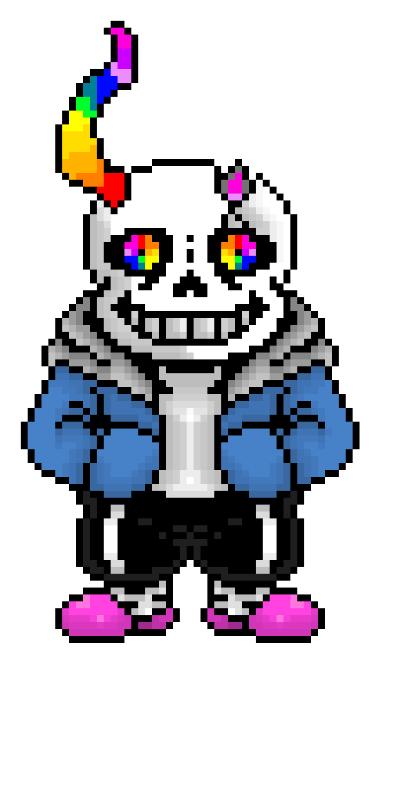 [951908] colertale Sans The Skeleton Battle Sprite.