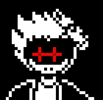 [d0ac6b] -holding comically large spoon menacingly towards E-Bag- | -W