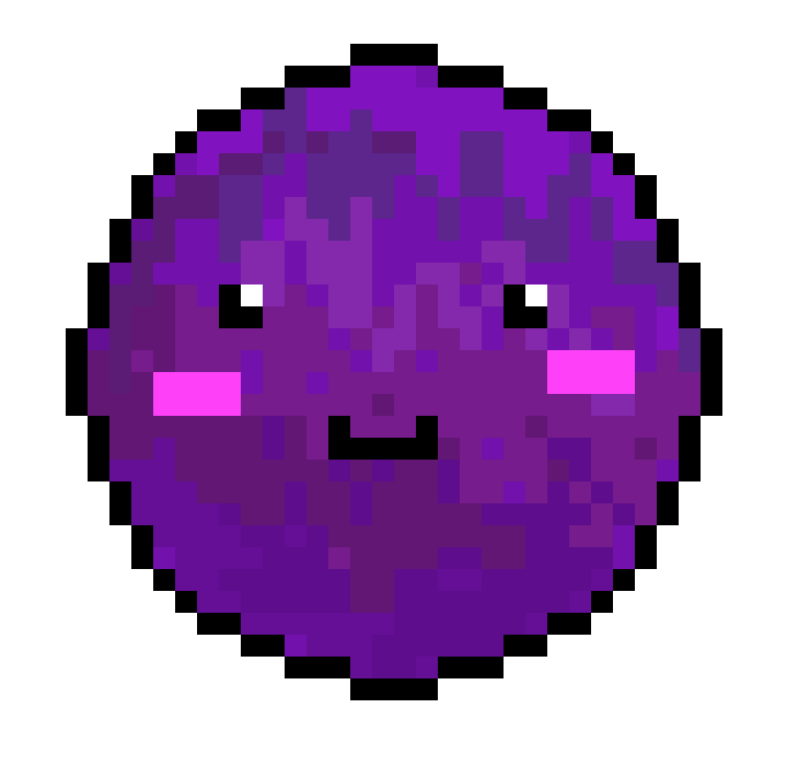Cute planet purple