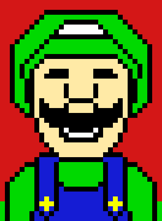 [9664c4] 8-bit Luigi