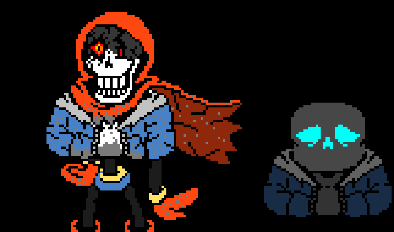 undertale:swapped genocide(sans and papyrus)