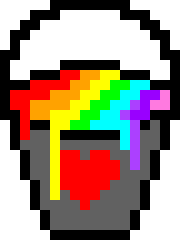 [9664c4] Rainbow Bucket